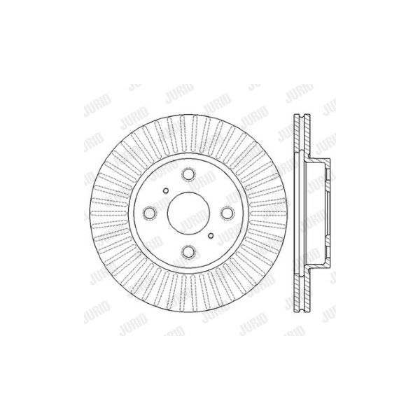 SINGLE BRK DISC FT ASTON CYGNET TOYO IQ 09-15 image