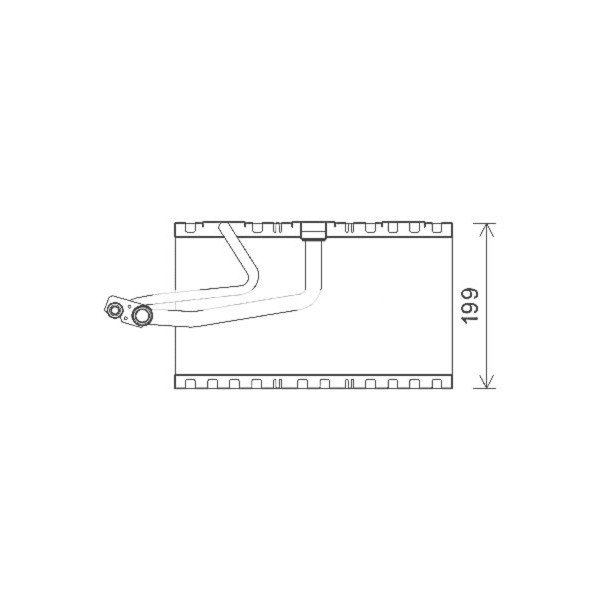 AC EVAP MERC G CLASS GLASS 15-19 image