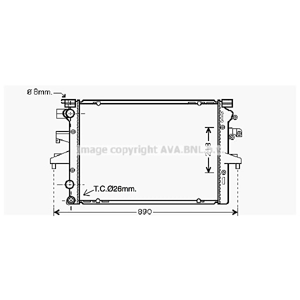 RAD VW CARAVELLE 04-10 image