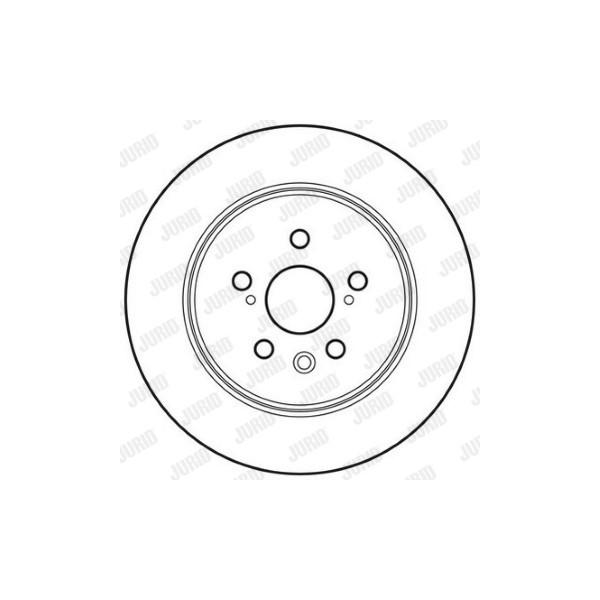 SINGLE BRK DISC R TOYO AVENSIS 97-01 image