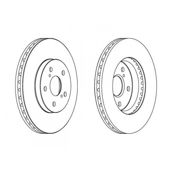 Brake Disc Toyota 97-08 image