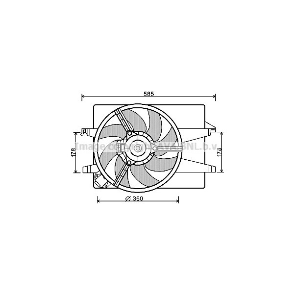 CLG FAN FORD FIESTA 03-09 image