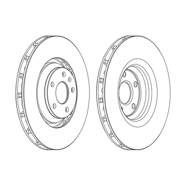 SGL BRK DISC FT AUDI TT 06-14 image