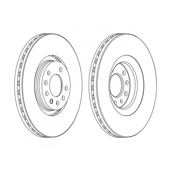SGL BRK DISC FT VAUX ASTRA H ZAFIRA 05-11 image