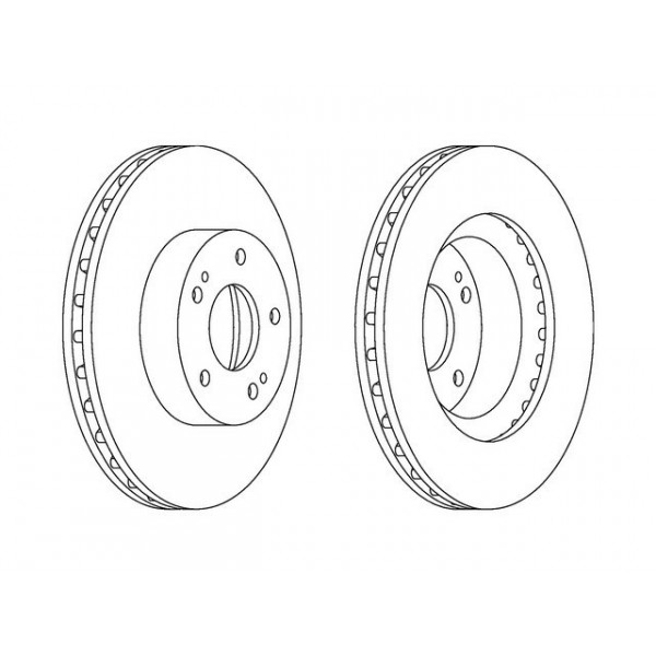 Brake Disc Mitsubishi 04-11 image