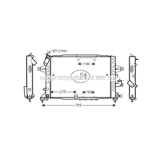 RAD VAUXHALL ASTRA H 04-11 image