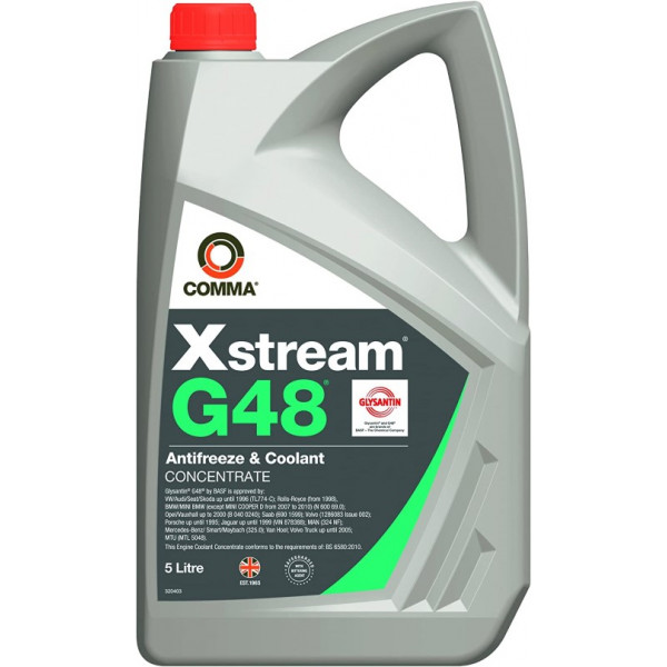 Comma XSG5L Xstream G48 Antifreeze Concentrate 5L - Silicate image