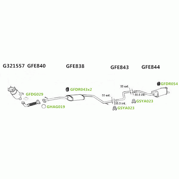 GT Exhausts Exhaust System image