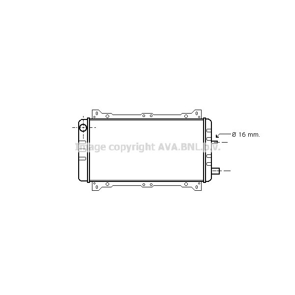 RAD FORD ESCORT ORION 83-86 image