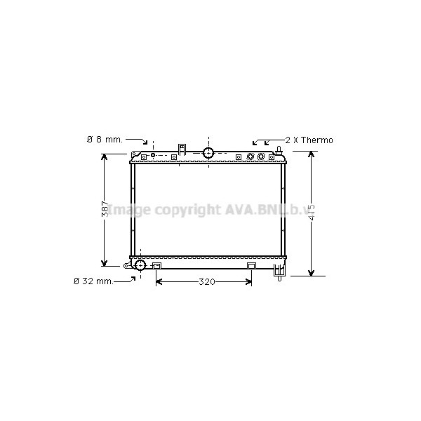 RADIATOR ROVER 94-99 image