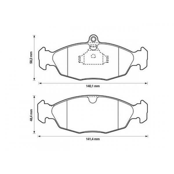 Jurid Brake Pad Set (Front) image