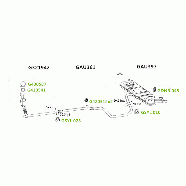 GT Exhausts Exhaust System image