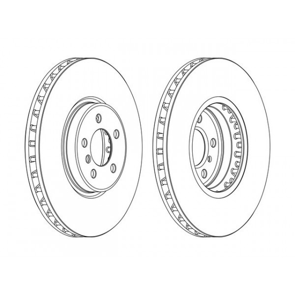 SGL BRK DISC FT BMW X5 X6 06-19 image