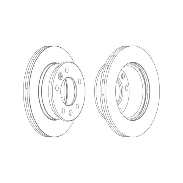 SGL BRK DISC FT MERC SPRINTER VW LT 95-06 image