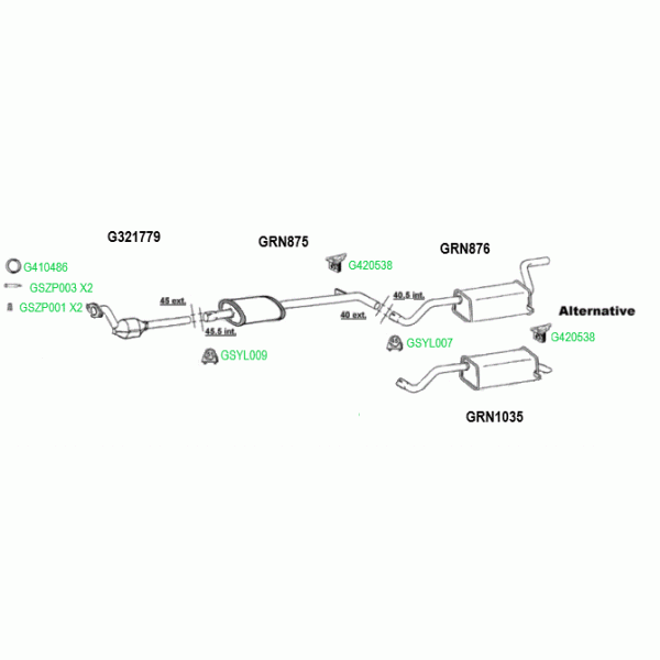 GT Exhausts Exhaust System image