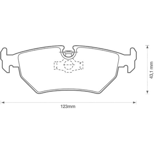 BRK PAD SET R CITRO?N FIAT PEUGEOT 94-06 image