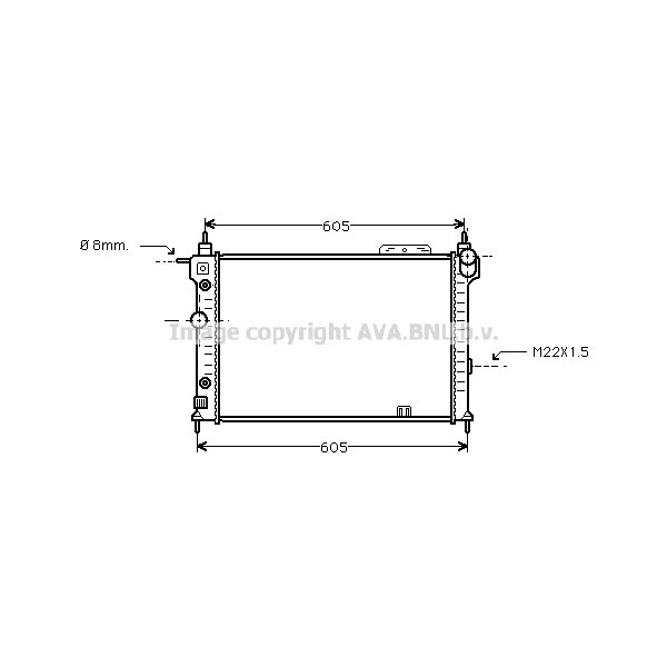RAD VAUXHALL ASTRA F 94-98 image
