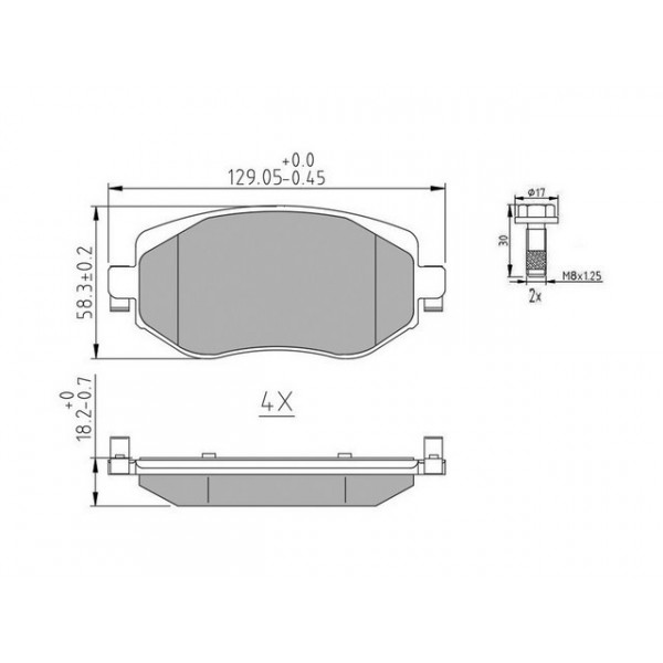 Brake Pad Set - Disc Brake Renault 15-25 image