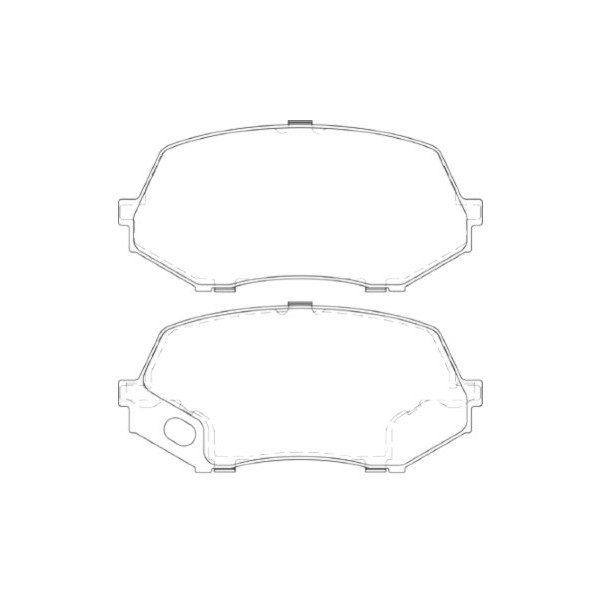 BRK PAD FT CANTER 05-12 image