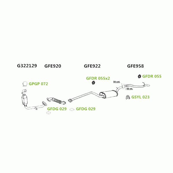GT Exhausts Exhaust System image