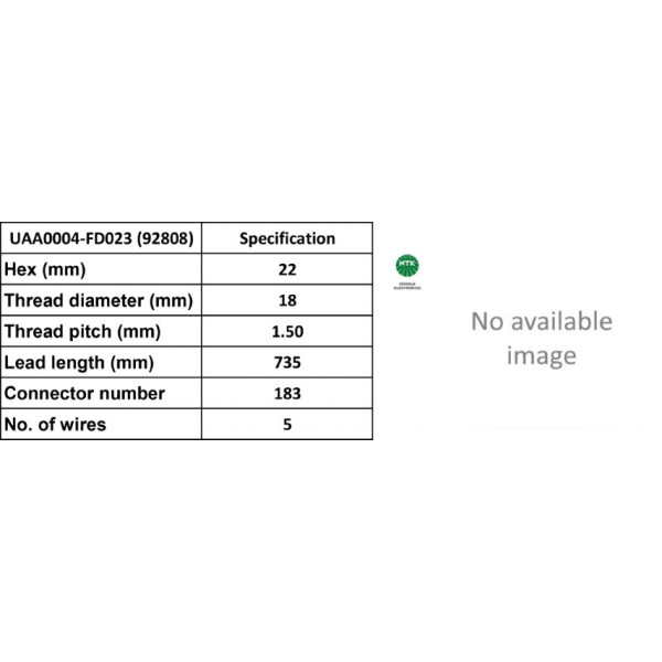 LAMBDA SENSOR FT FORD FIESTA FOCUS 12-22 image