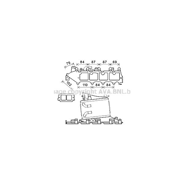 INTERCOOLER AUDI A3 VW GOLF PASSAT 12-20 image