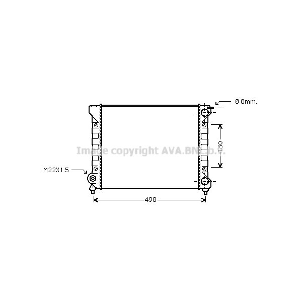 RAD VW CORRADO GOLF JETTA 86-96 image