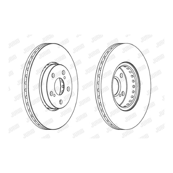 SINGLE BRK DISC FT AVENSIS 97-03 image