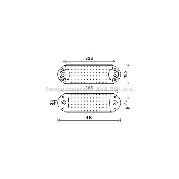 OIL COOLER FM 330 EURO 40 05- image