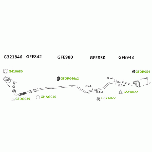 GT Exhausts Exhaust System image