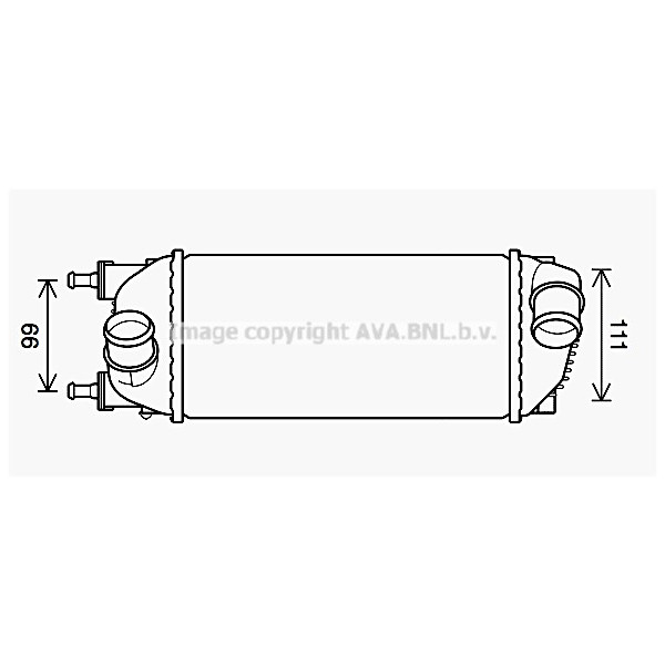 INTERCOOLER FIAT 500 13-22 image