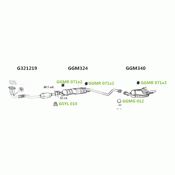 GT Exhausts Exhaust System image