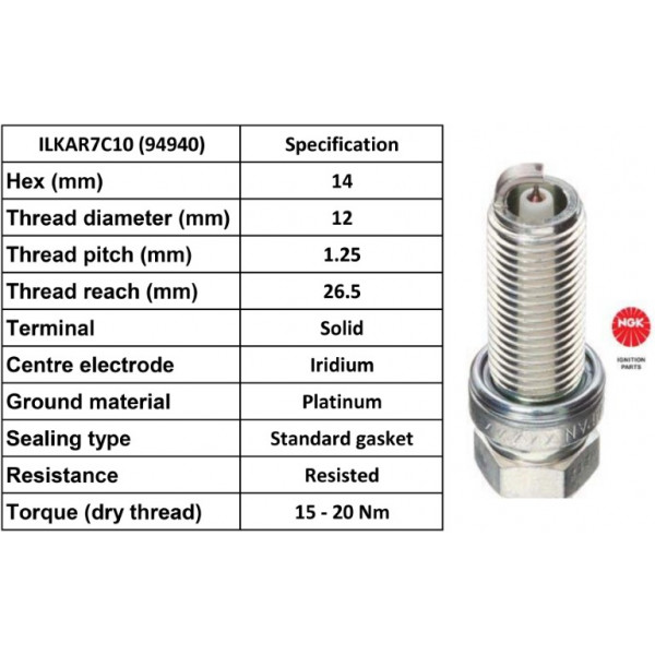 Spark Plug Jaguar Land Rover 09-22 image