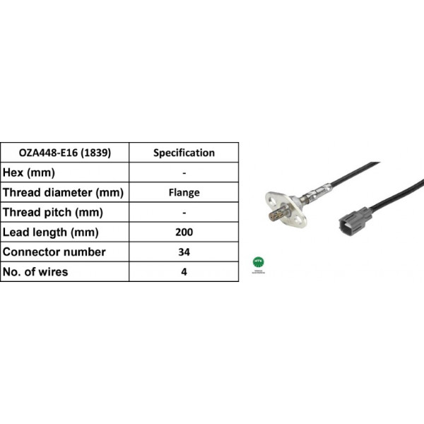 Lambda Sensor Toyota 01-12 image