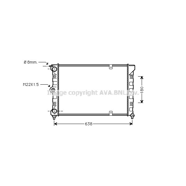 RADIATOR VW 81-89 image
