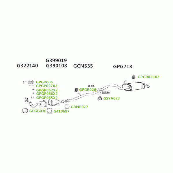 GT Exhausts Exhaust System image