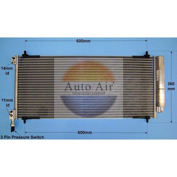 CONDENSER CITR C5 27 PEUG 407 22 06-11 image