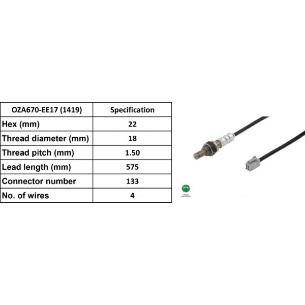 Lambda Sensor Toyota 01-12 image