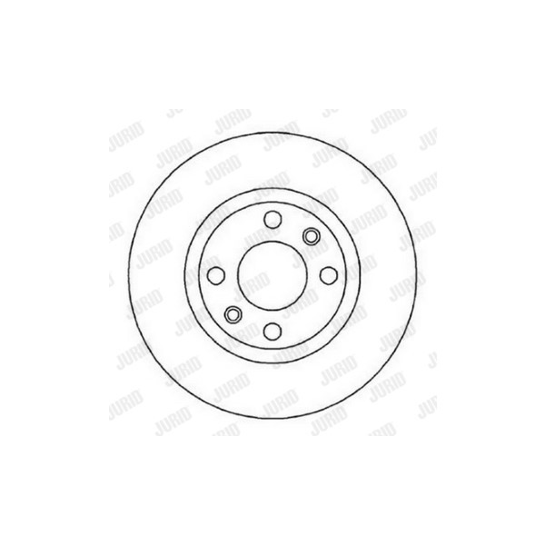 SINGLE BRK DISC FT CITR XANTIA PEUG 406 96-04 image