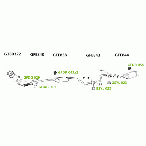 GT Exhausts Exhaust System image
