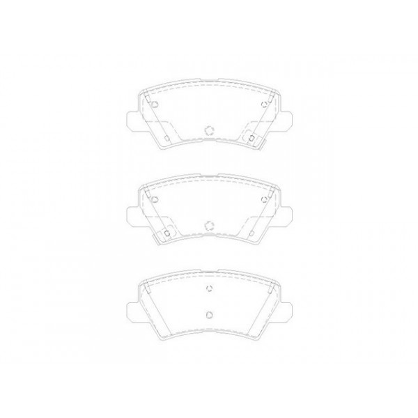 Brake Pad Set - Disc Brake KIA 17-27 image