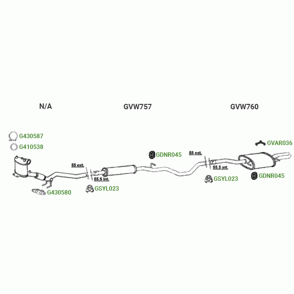 GT Exhausts Exhaust System image