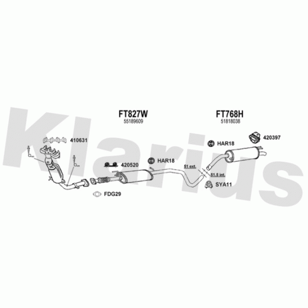 Klarius Exhaust System image