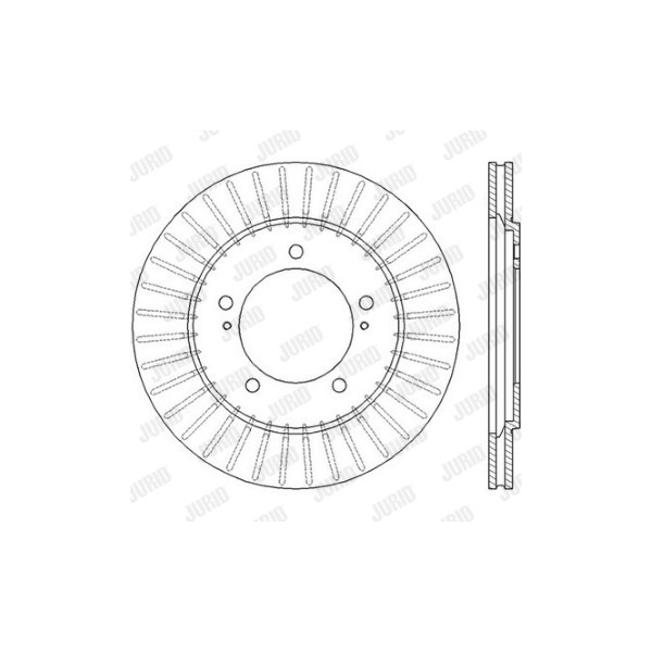 SINGLE BRK DISC FT SUZU ESCUDO GRAND VITARA 94- image