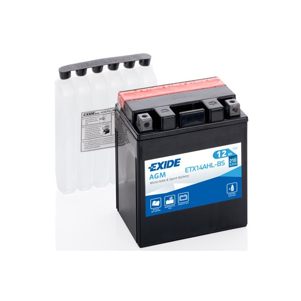 ETX14AHL-BS EXIDE BATTERY WAS YTX14AHL-BS image
