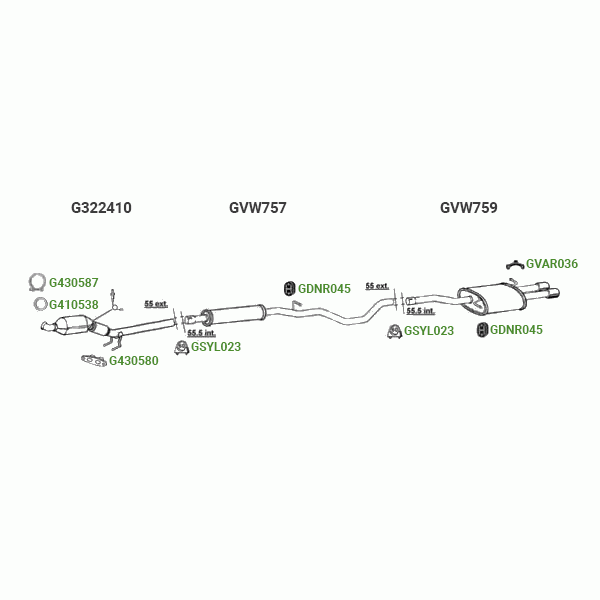 GT Exhausts Exhaust System image