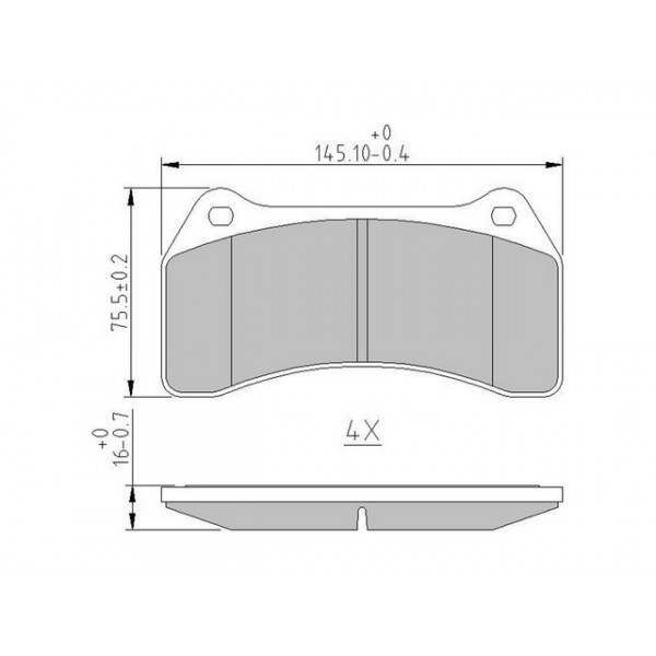 Brake Pad Set - Disc Brake Jaguar 01-09 image