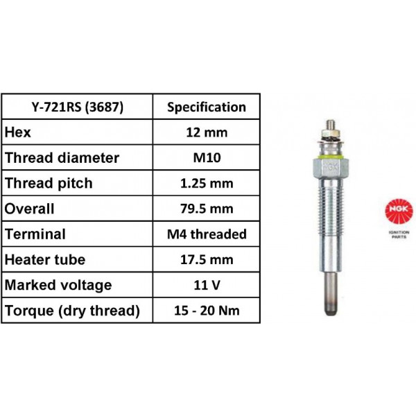 Glow Plug Mazda 97-02 image