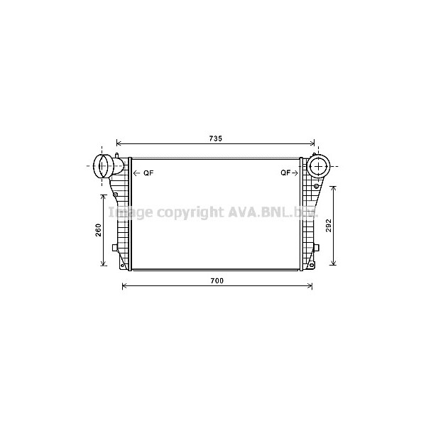 Charge Air Cooler Seat VW 00-06 image