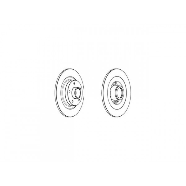 SGL BRK DISC R RENA GRAND SCENIC 09-11 image